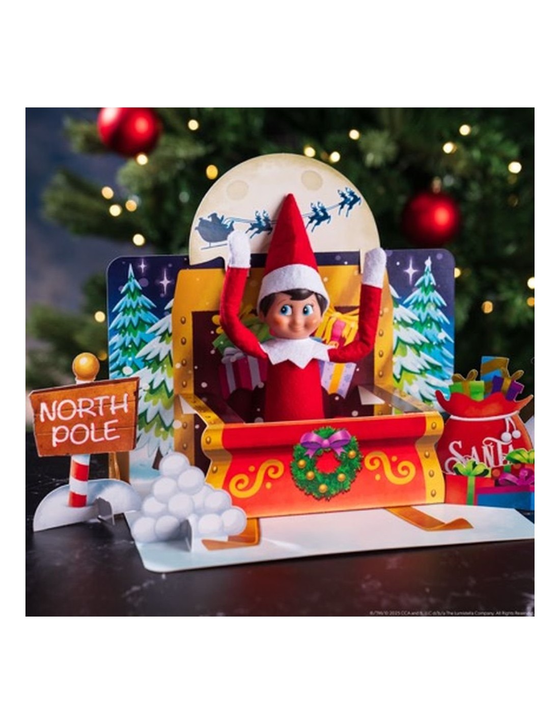 Elfo Explorador Escenarios Navideños 3D