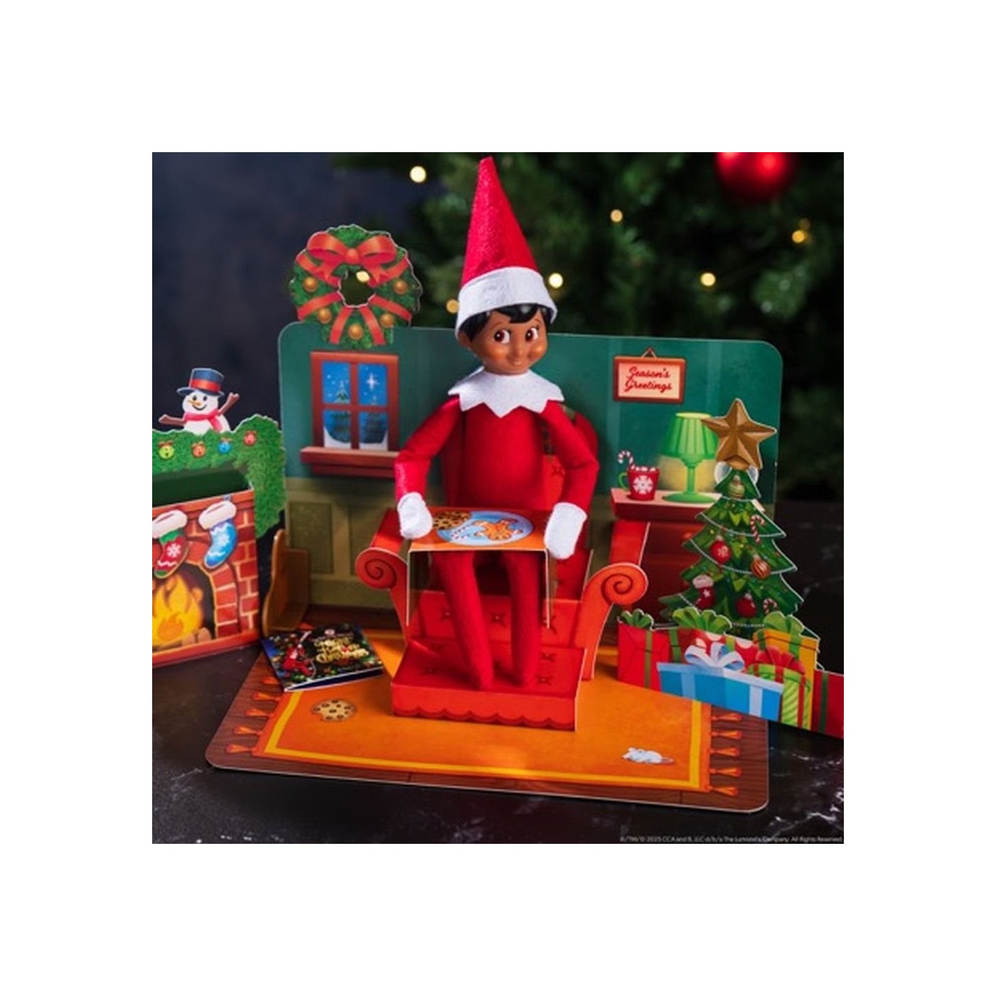 Elfo Explorador Escenarios Navideños 3D