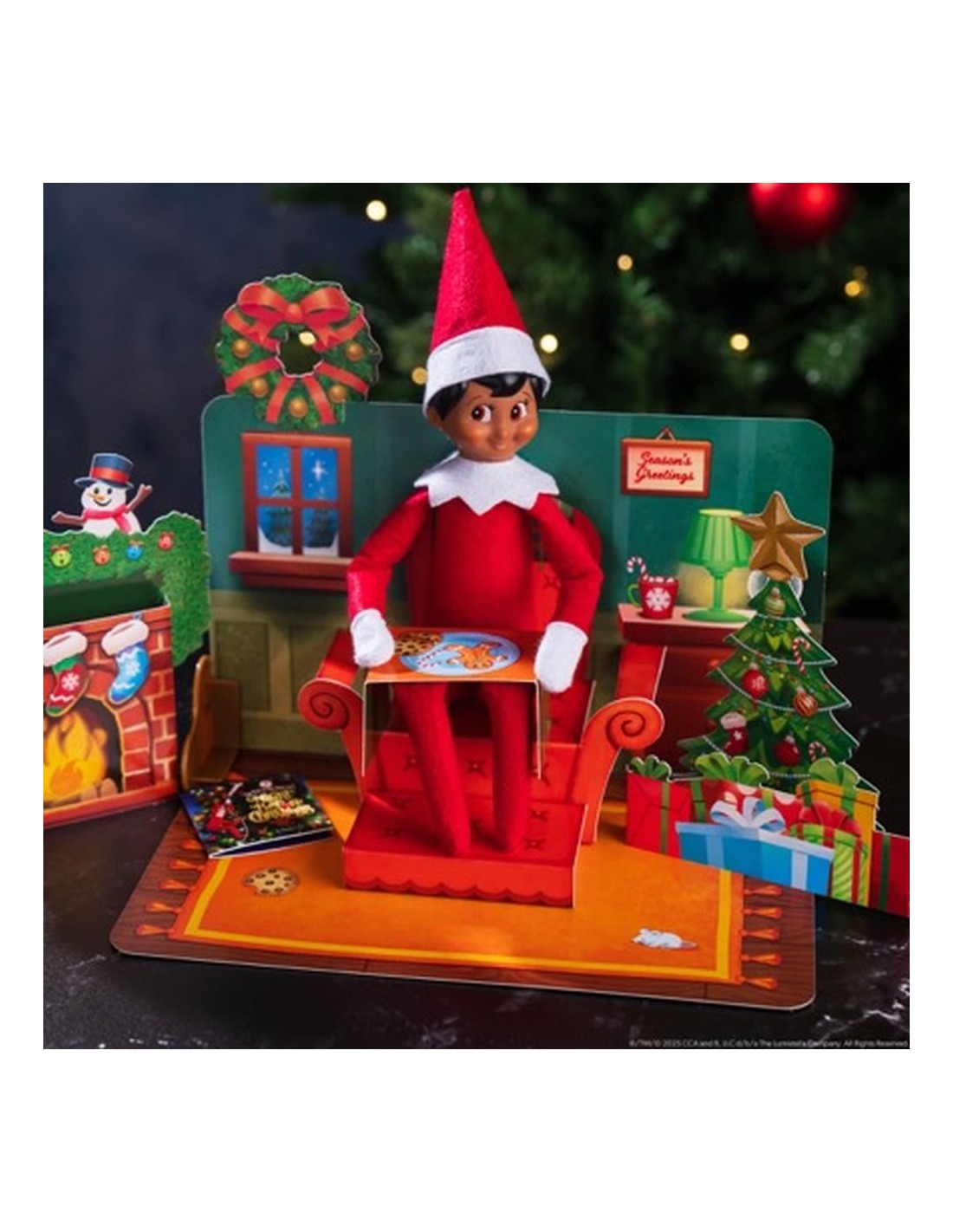 Elfo Explorador Escenarios Navideños 3D