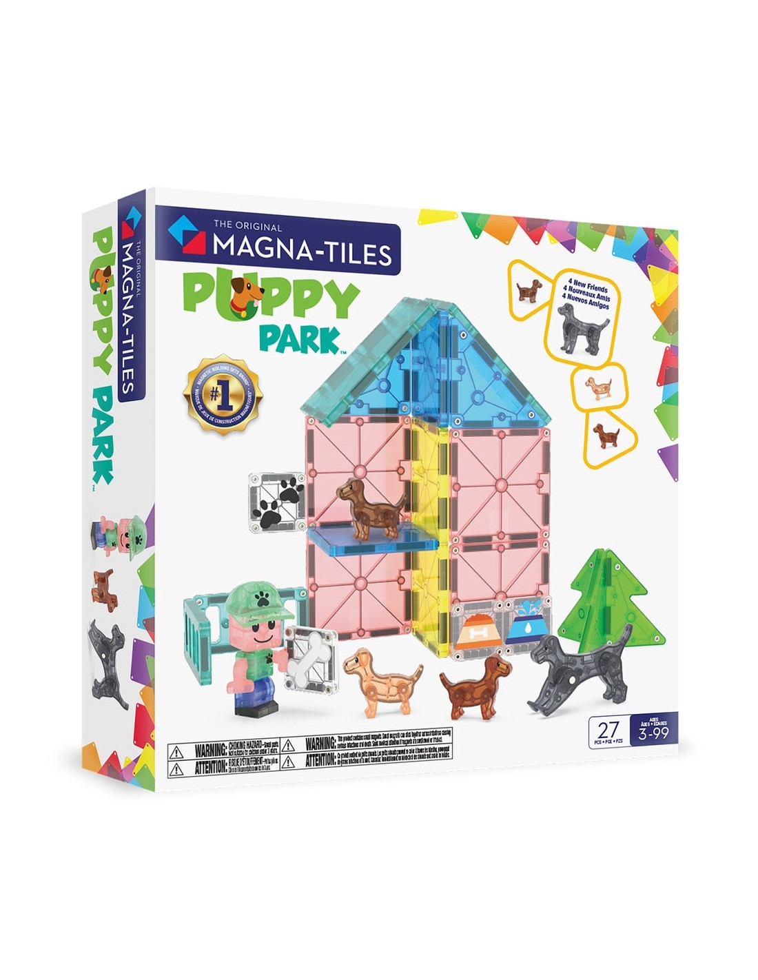 Magna Tiles Parque de Mascotas 27 Piezas