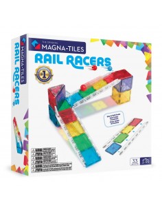 Magna Tiles Rail Racers 33 Piezas