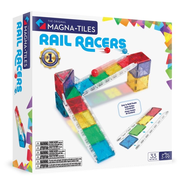 Magna Tiles Rail Racers 33 Piezas