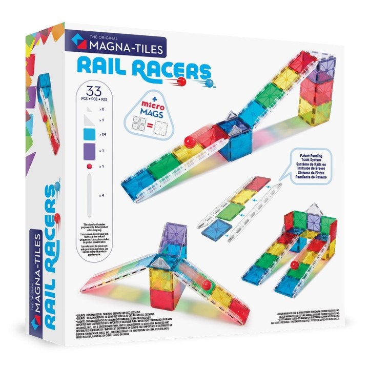 Magna Tiles Rail Racers 33 Piezas