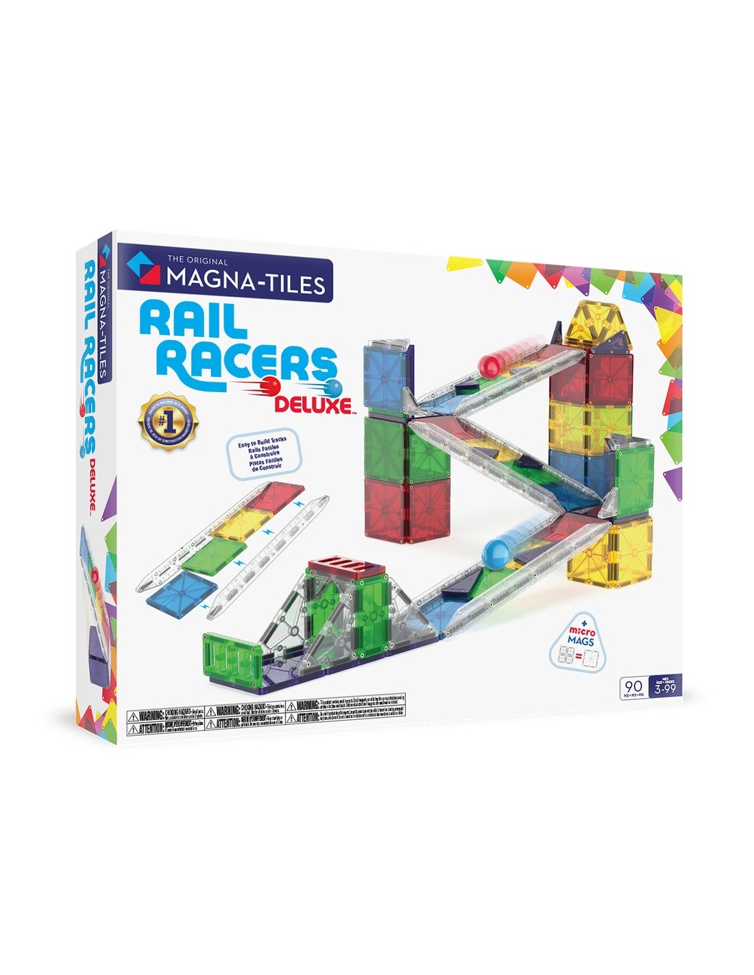 Magna Tiles Rail Racers 90 Piezas