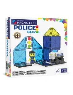Magna Tiles Set de Policia 20 Piezas