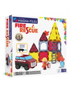 Magna Tiles Estación de Bomberos 27 Piezas