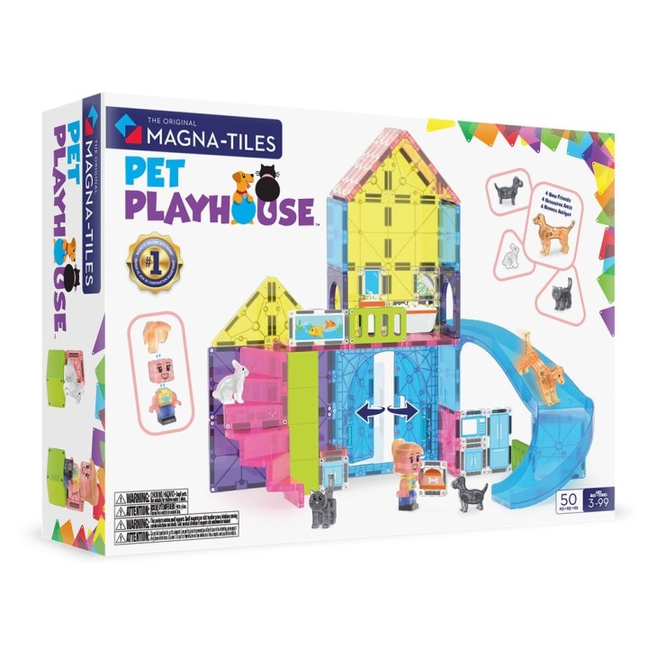 Magna Tiles Casa de Mascotas 50 Piezas