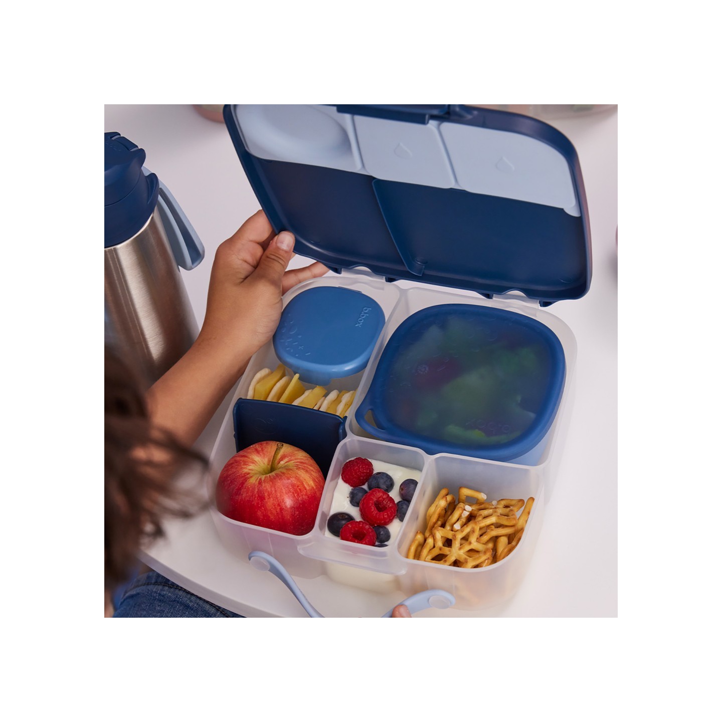 Caja almuerzo con gel refrigerante - Midnight