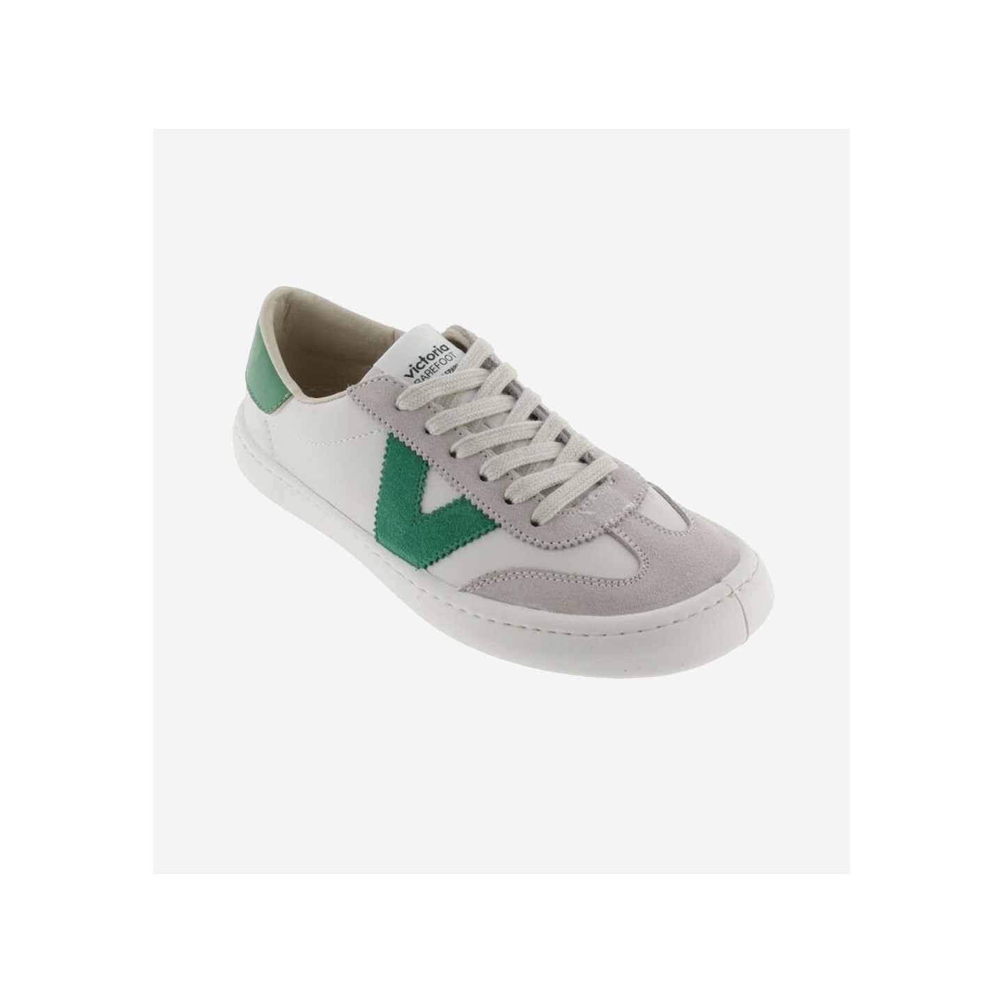 Olmo Barefoot Adultos Efecto Piel y Serraje Verde