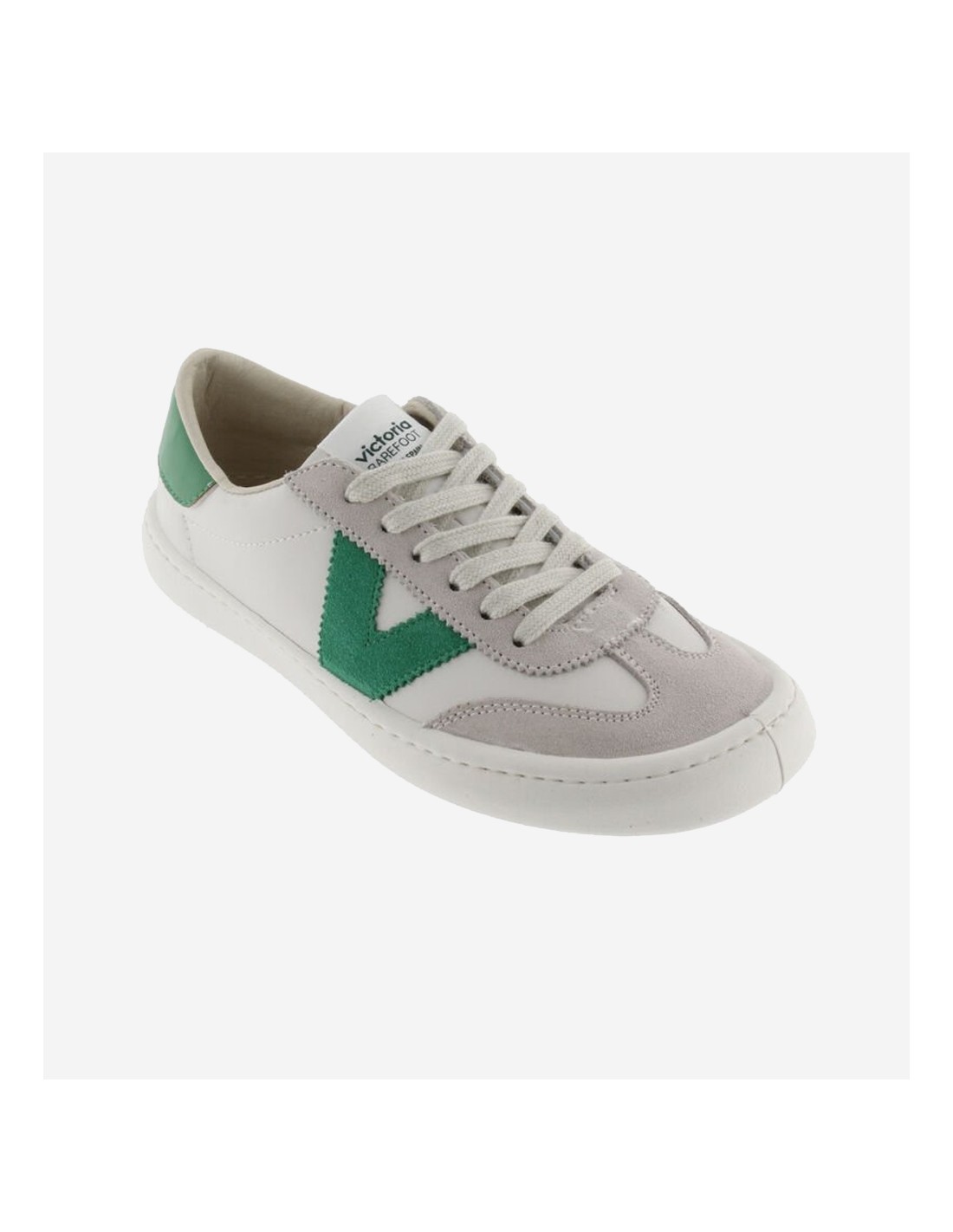 Olmo Barefoot Adultos Efecto Piel y Serraje Verde