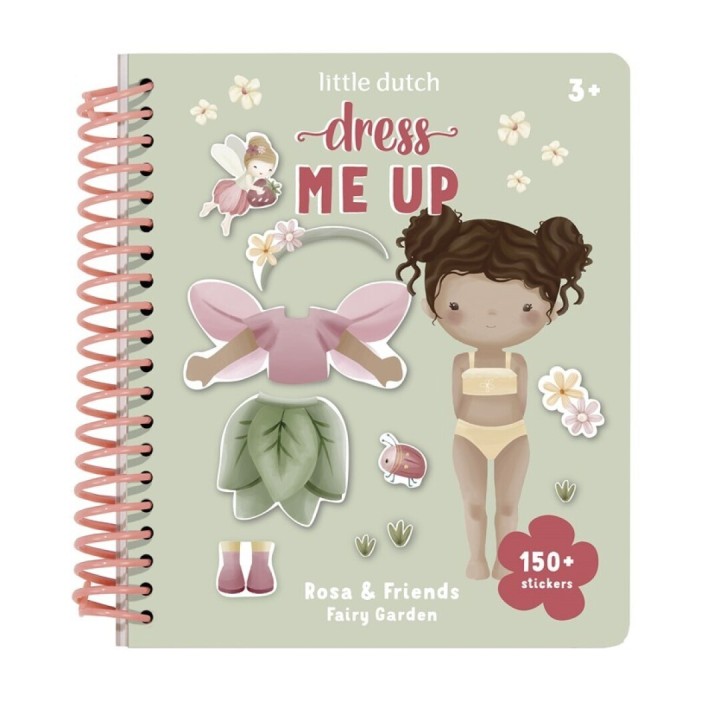 Libro de pegatinas Viste a Rosa Fairy Garden