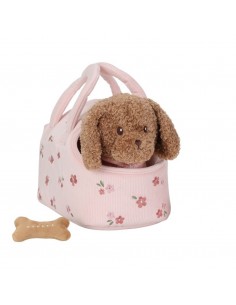 Perrito de Peluche Jackie con Bolsa