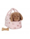 Perrito de Peluche Jackie con Bolsa