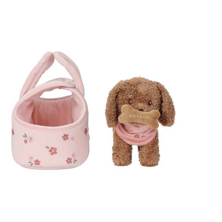 Perrito de Peluche Jackie con Bolsa