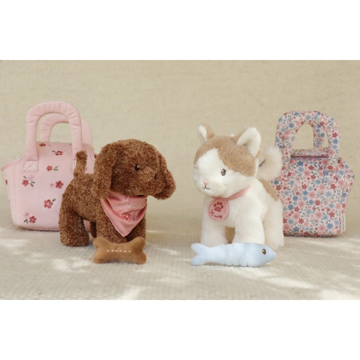 Perrito de Peluche Jackie con Bolsa