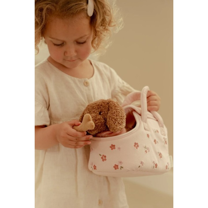 Perrito de Peluche Jackie con Bolsa