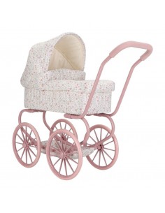 Carrito de Muñecas Metal Flores
