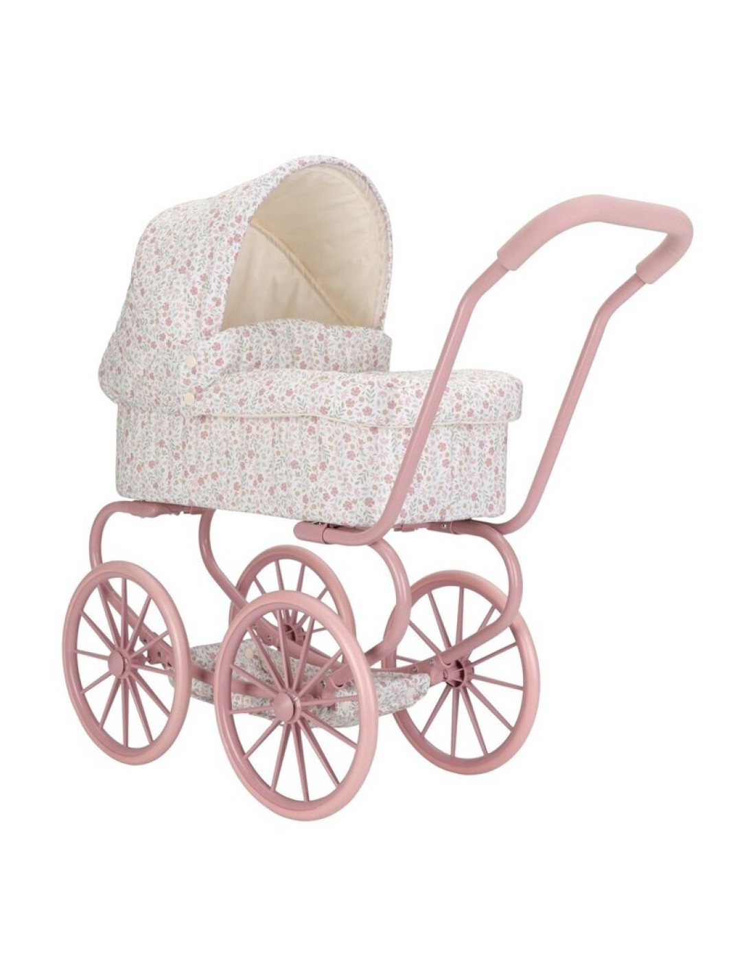 Carrito de Muñecas Metal Flores